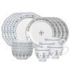 Villa Seville 16-Piece Place Setting in Chambray