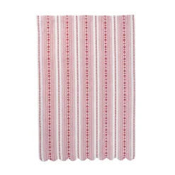 Villa Stripe Kitchen Towel, Set of 2 in Ruby