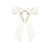 Virginia Bow Barrette in Snow
