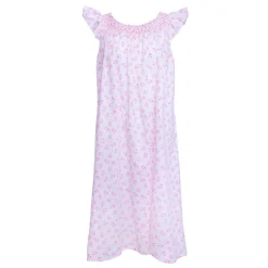 Vivian Cotton Nightgown in Pink