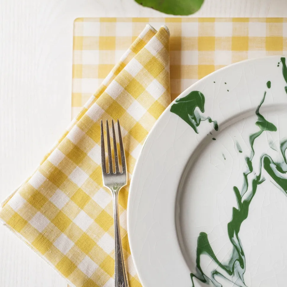 Wadsworth Goldenrod Gingham Napkin Set