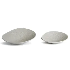 Wave Bowl in a Shitake Beige Color, Set of 2