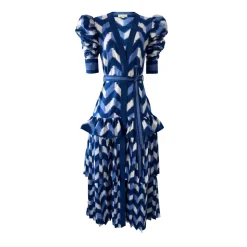 Waves Lapis Lazuli Dress