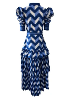 Waves Lapis Lazuli Dress