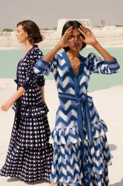 Waves Lapis Lazuli Dress
