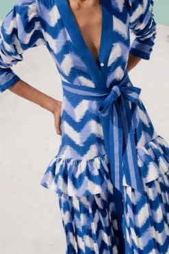 Waves Lapis Lazuli Dress