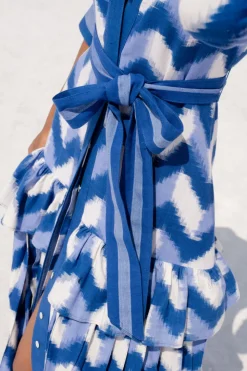 Waves Lapis Lazuli Dress