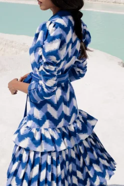 Waves Lapis Lazuli Dress