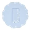 Waves Linen Napkin and Placemat in Air Blue, Set of 2