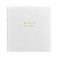 Wedding Journal in White Pebble