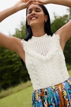 Wesley Top in Ivory