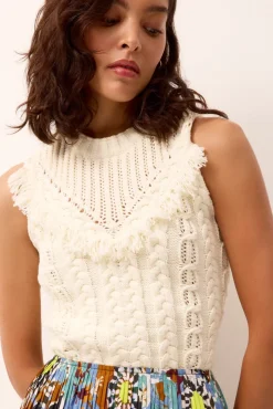 Wesley Top in Ivory