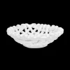 White Basketweave Bowl