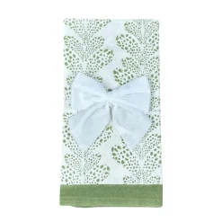 White Bow Velvet Napkin Ties, Set of 4