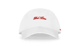 White Embroidered Cotton-Twill Adjustable Baseball Cap