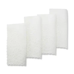 White Eyelet Dinner Napkins, Set of 4