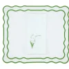White Lily Linen Napkin and Tableau Placemat, Set of 4
