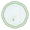White Lily Linen Napkin and Vidro Placemat, Set of 4