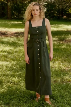 Whitner Dress in Rosin
