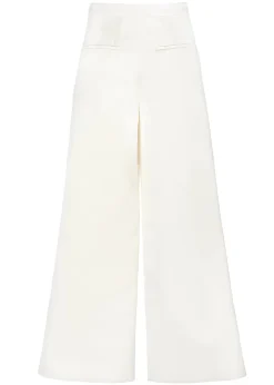 Wide Leg Cropped Trouser
