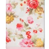 Wild Roses Tablecloth in White