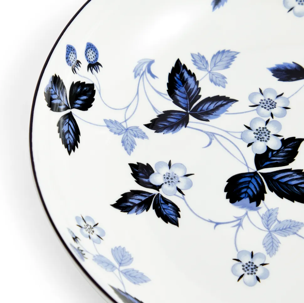 Wild Strawberry Inky Blue Pasta Bowl 9.4in