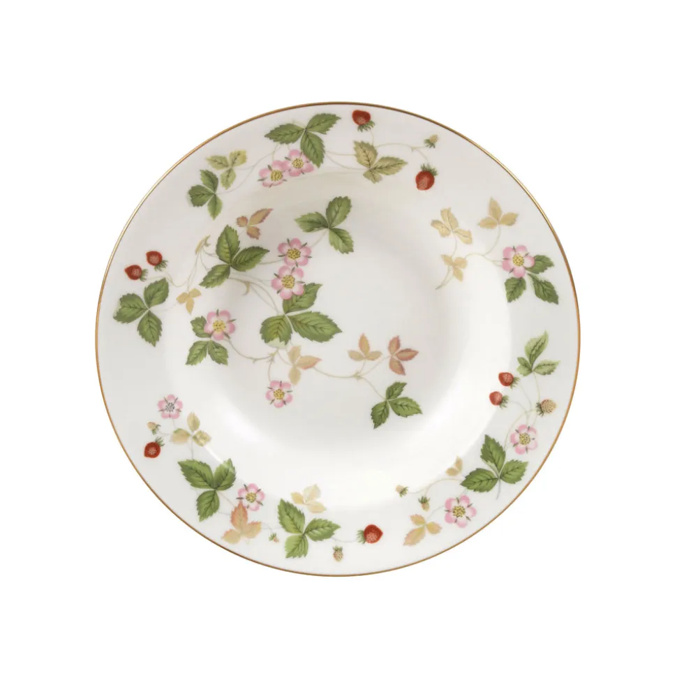 Wild Strawberry Rim Soup 8"