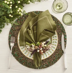 Wildwood Napkin Ring in Multi, Set of 4
