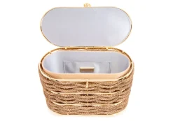 Willow Basket Woven Crystal in Champagne Topaz