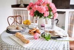Windowpane 60x90 Tablecloth in Blue & Natural