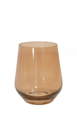 Wine Stemless, Set of 6 Amber Smoke