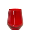 Wine Stemless, Set of 6 Red