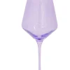 Wine Stemware, Set of 6 Lavender