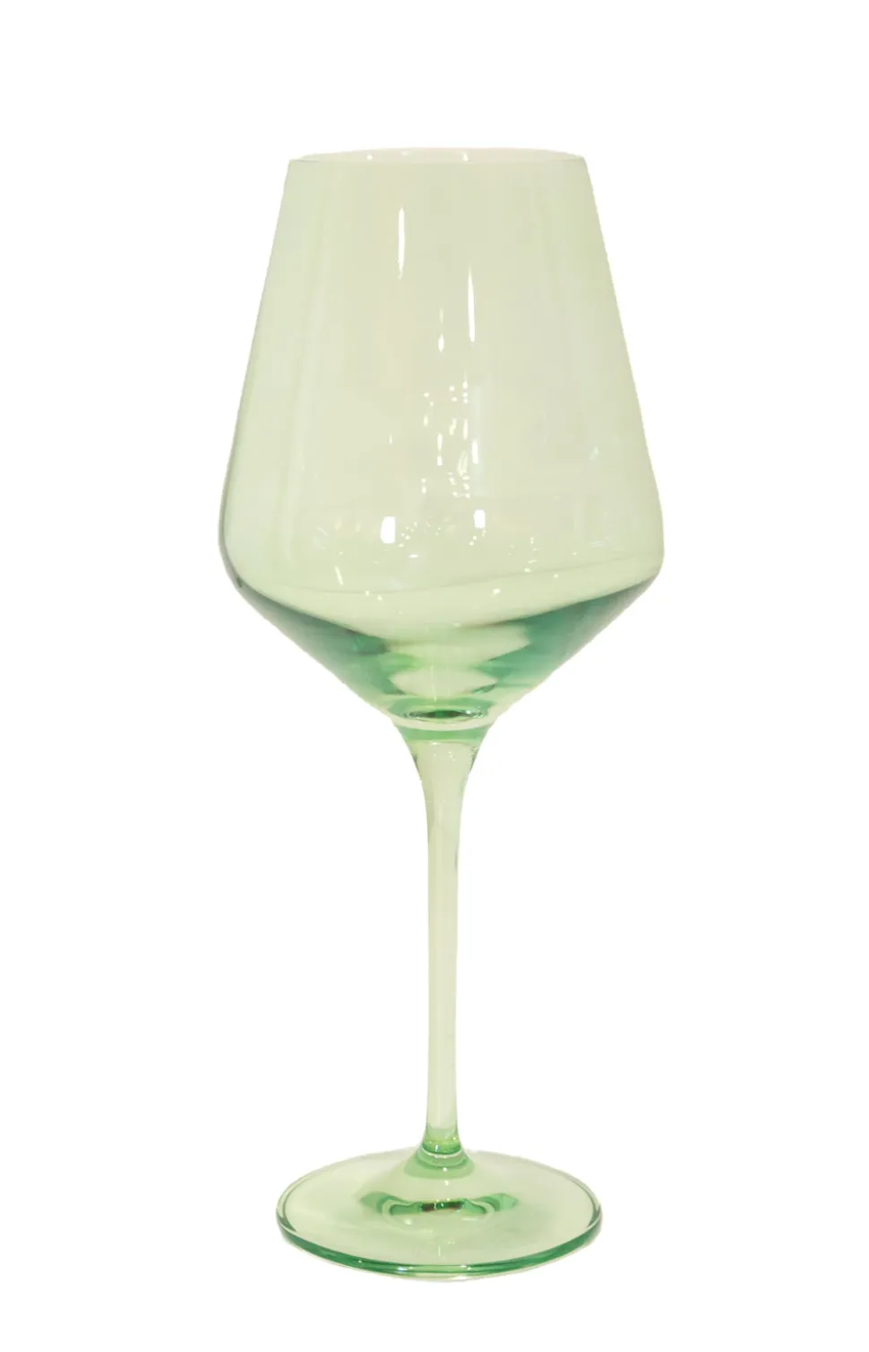 Wine Stemware, Set of 6 Mint Green
