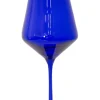 Wine Stemware, Set of 6 Royal Blue