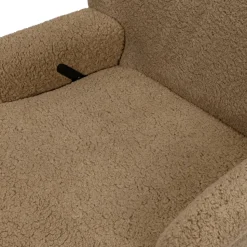 Winslow Extra Wide Recliner and Swivel Glider in Cortado Shearling