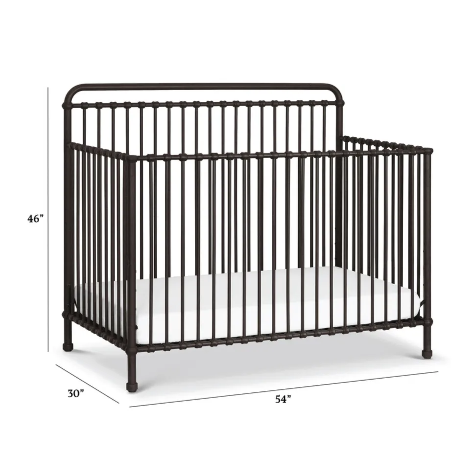 Winston 4-in-1 Convertible Crib in Vintage Iron
