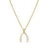 Wishbone Charm Necklace