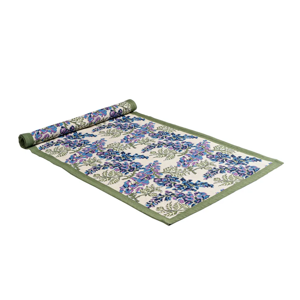Wisteria Green & Blue Runner