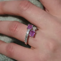 Wisteria Pink Sapphire Ring