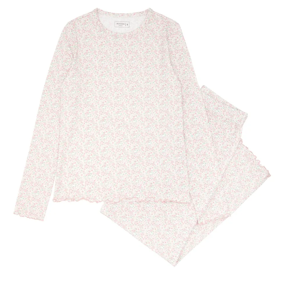 Women's Antique Floral Pima Pajamas Set
