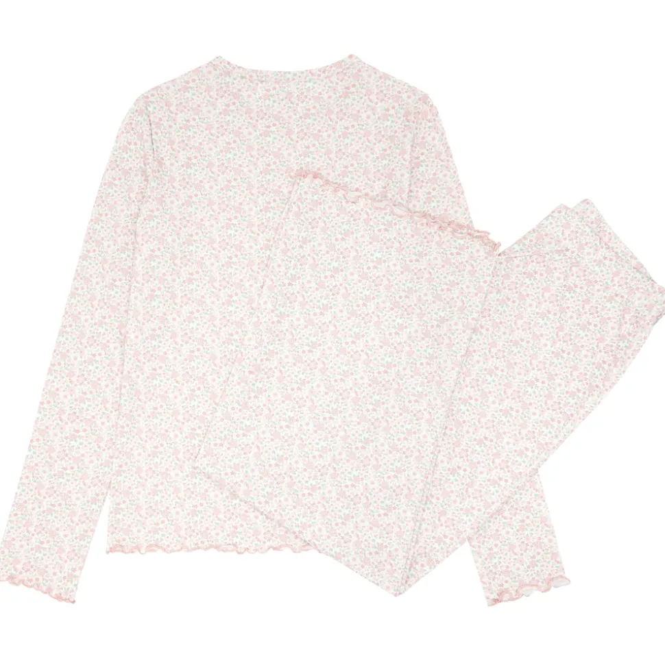 Women's Antique Floral Pima Pajamas Set