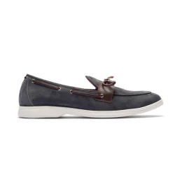 Women's Blue Suede Barca Yacht Loafer