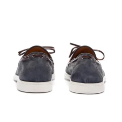 Women's Blue Suede Barca Yacht Loafer