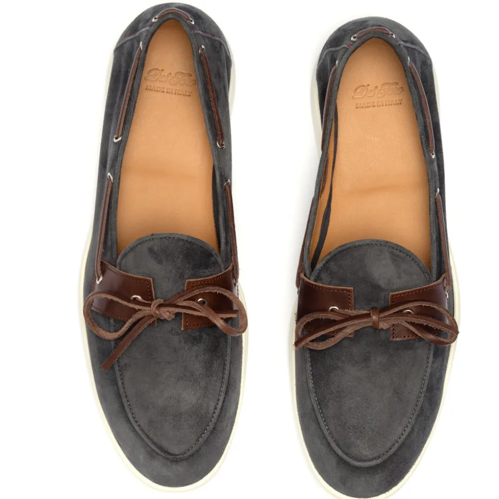 Women's Blue Suede Barca Yacht Loafer