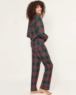 Women’s Brushed Twill Pajama Set in Kensington Tartan