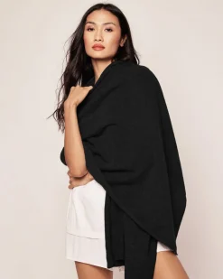 Women’s Cashmere Wrap in Black
