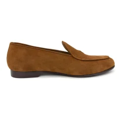 Women's Cognac Suede Milano