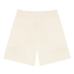 Women’s Cream Knit Shorts
