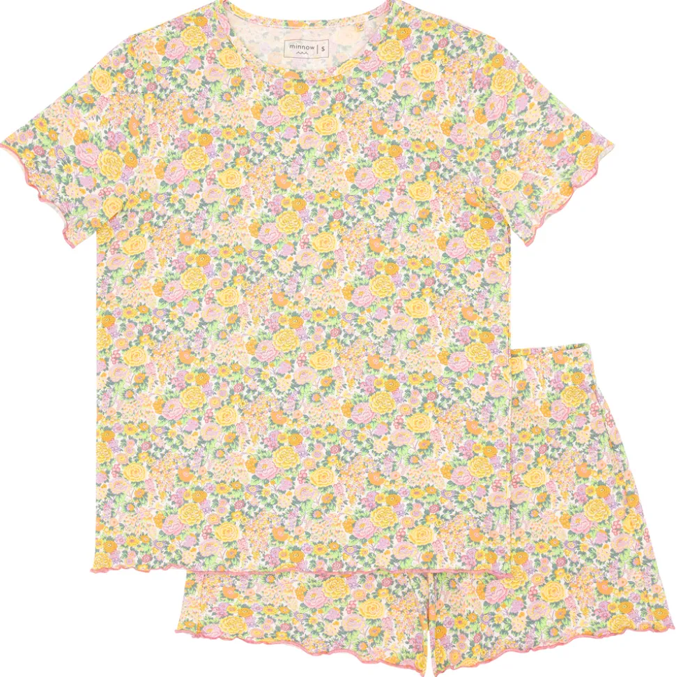 Women’s Elysian Day Shirt And Short Pima Pajamas Set